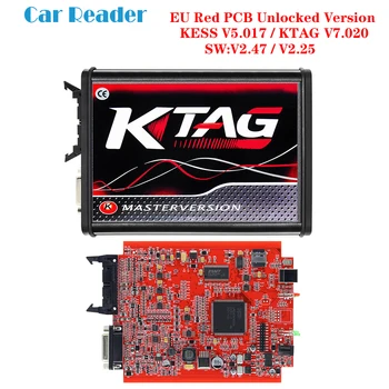 

KTAG 2019 V7.020 V2.25 ECU Programmer Chip Tuning OBD2 Scanner KESS V2 KTAG EU Red V5.017 V2.47 KESS V2 Master KESSV2 KTAG