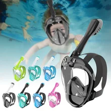 Cartoon Diving Mask Full Face for Child Snorkeling Mask for Kids Boy Girls Underwater Anti Fog Swimming Goggles Equipment