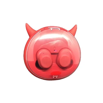 

Headphone wireless Bluetooth 4.2, i10, TWS, beasts, red,
