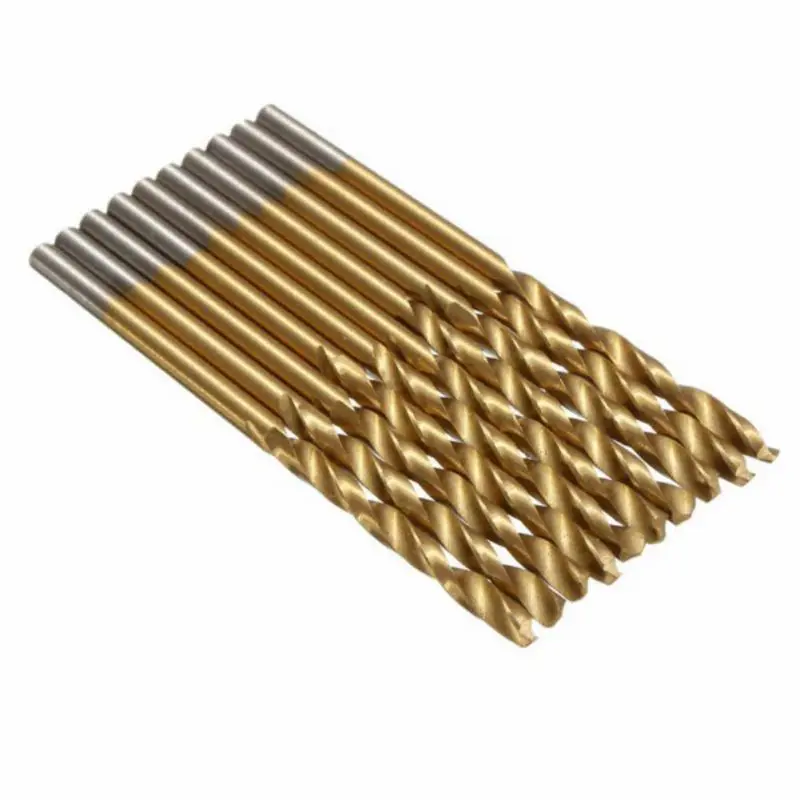 Twist Drill Bit Set Straight Handle High Speed Steel Drilling Power Tool Kit For Wood Plastic Aluminium Alloy Angle Iron Plastic