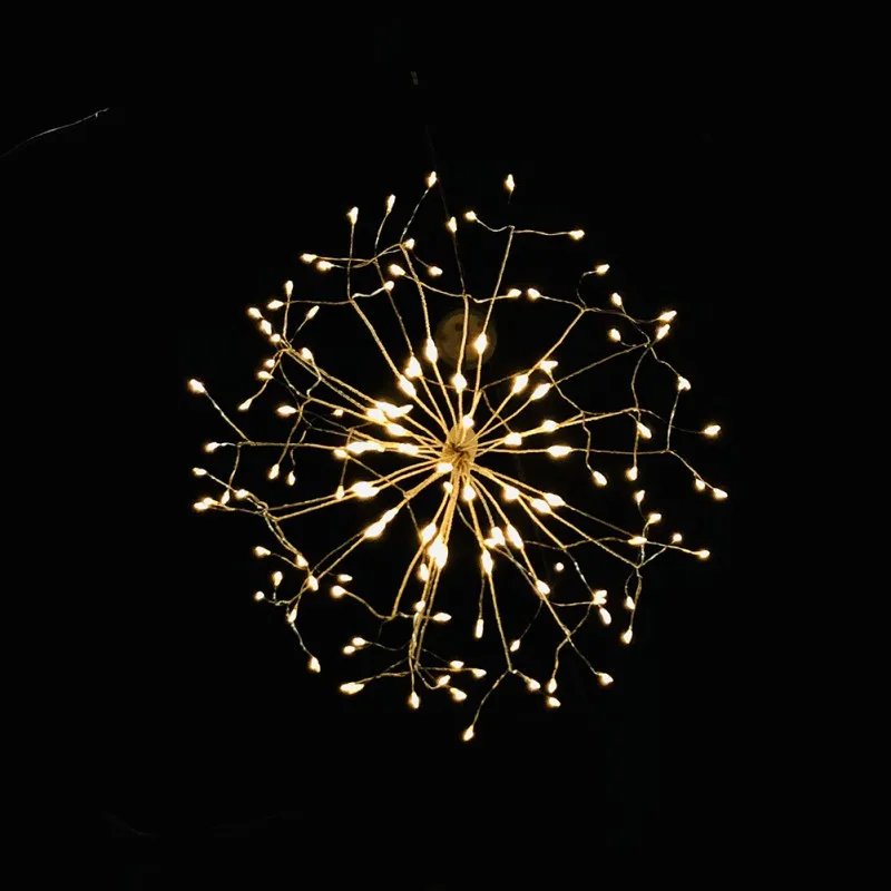 

Creative Home Courtyard Floral Outdoor Tree Indoor Decor LED Remote Control Lamp Hang Light Modern Dandelion Timing LED Light
