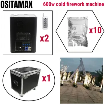 

Free shipping 600w dj fireworks spark machine dmx control wedding sparkler fountain machine 600w Sparklar indoor cold spark