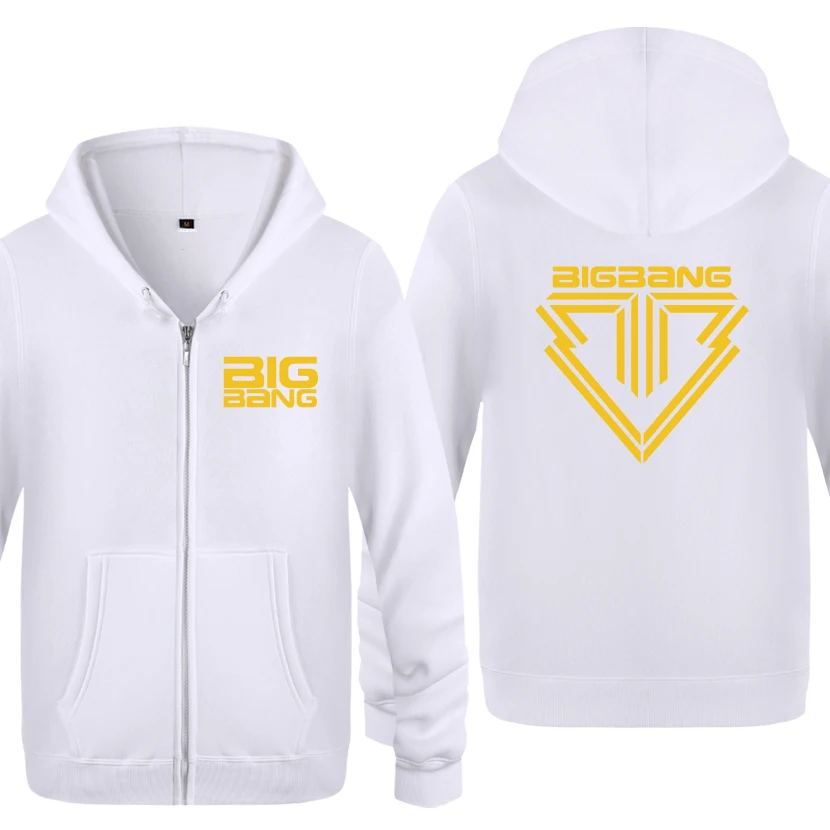Bigbang BB ALIVE mini5 толстовки мужские мужские флисовые кардиганы на молнии толстовки с капюшоном - Цвет: BAY HUAT