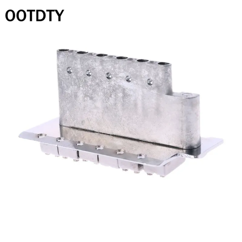 OOTDTY 1 Set 6 Strings Chrome Guitar Tremolo Bridge With Bar For FD ST suit for guitar