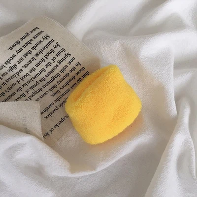 6 Yellow 12 шт., яркие цвета, толстые Галстуки для волос, модные женские эластичные резинки для волос, резинка для конского хвоста, резинка для волос, аксессуары для волос - Цвет: 6 Yellow