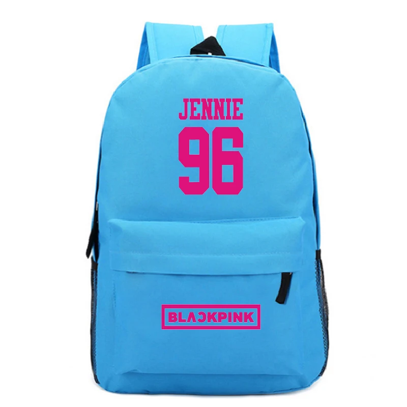 BLACKPINK Mochila для учеников, мальчиков и девочек, популярный узор, школьный рюкзак для ежедневных покупок, рюкзак для девочек, женские дорожные сумки на плечо - Цвет: 17