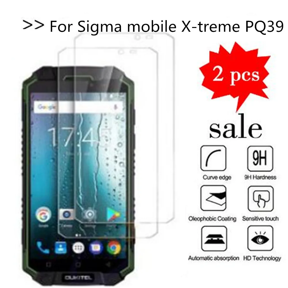 2 шт Стекло для Sigma mobile X treme PQ39 протектор экрана закаленное стекло защитная