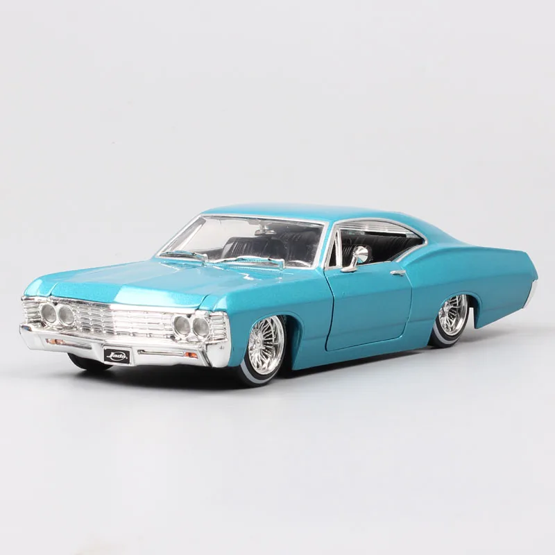 Детские 1/24 весы винтажные Jada Ретро 1967 chevrolet IMPALA SS литые автомобили chevy супер спортивные гоночные модели Миниатюрные