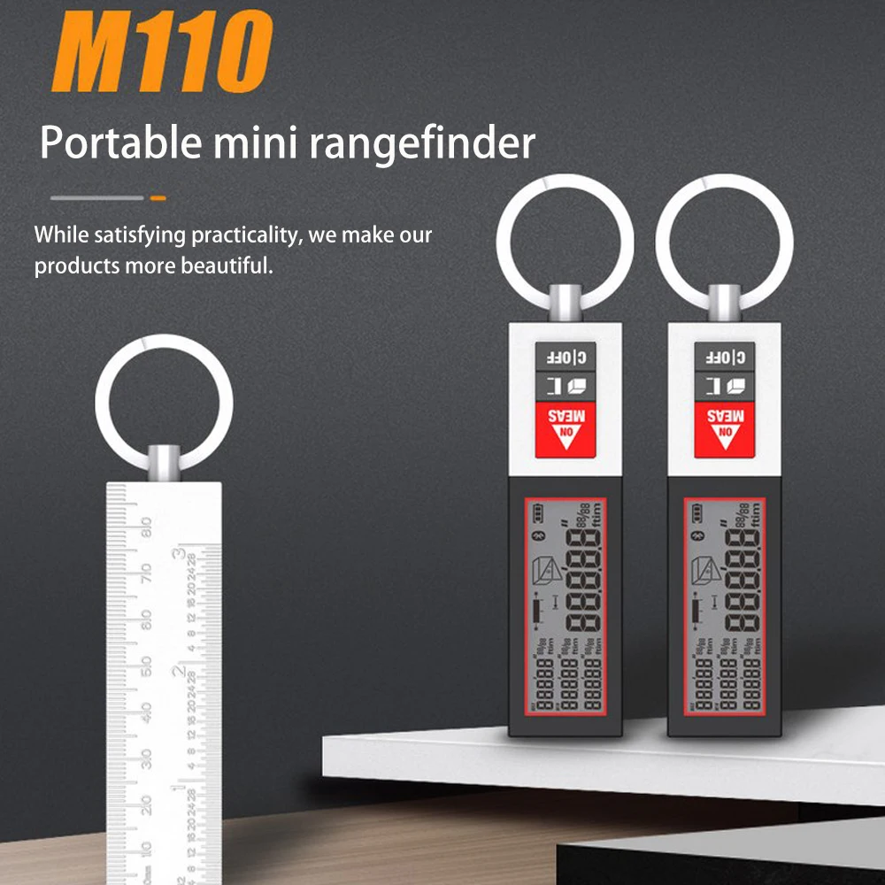 Mini Lithium Battery Wireless Laser Rangefinder High-precision Measuring Room Artifact One-click CAD Electronic Meter Ruler Mini Lithium Battery Wireless Laser Rangefinder High-precision Measuring Room Artifact One-click CAD Electronic Meter Ruler