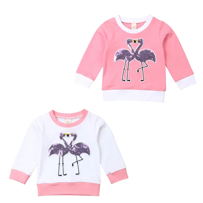 

1-4Years Kids Baby Girl Sweatshirt Tops Long Sleeve T-Shirt Autumn Clothes