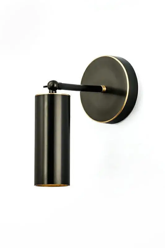

Postmodern retro style creative Nordic LED wall lamp Postgraduate retro style creative Nordic wall light Black Golden