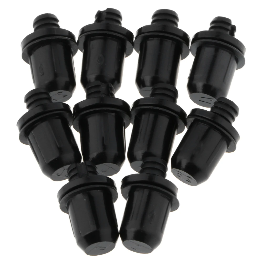 10 Pieces Fastener Rivet Clips Kits, Black Push Pin Rivets for Speaker Mesh Grill Cover # 039
