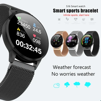 

2020 New Color screen Fashion steel Men'S Smart Watch sport Waterproof Bracelet Smart Band Fashion Fitness Tracker Blood Oxygen