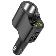 Bluetooth 5,0 FM передатчик автомобильный беспроводной радио адаптер MP3 плеер USB Hifi USB мини MP3 музыкальный плеер в автомобиле