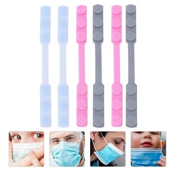 

6Pcs Ear Pain Relief Mask Hooks Safe Nice Fine Chic Extention Hook Ear Protector Ear Hook Buckle Healthy Care Supplies
