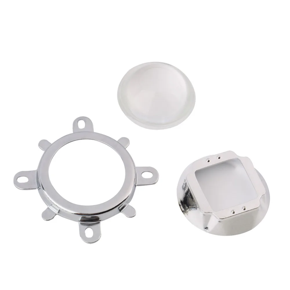 1Set High Quality 30W 50W 100W LED 44mm Lens + Reflector Collimator + Fixed Bracket Drop Shipping