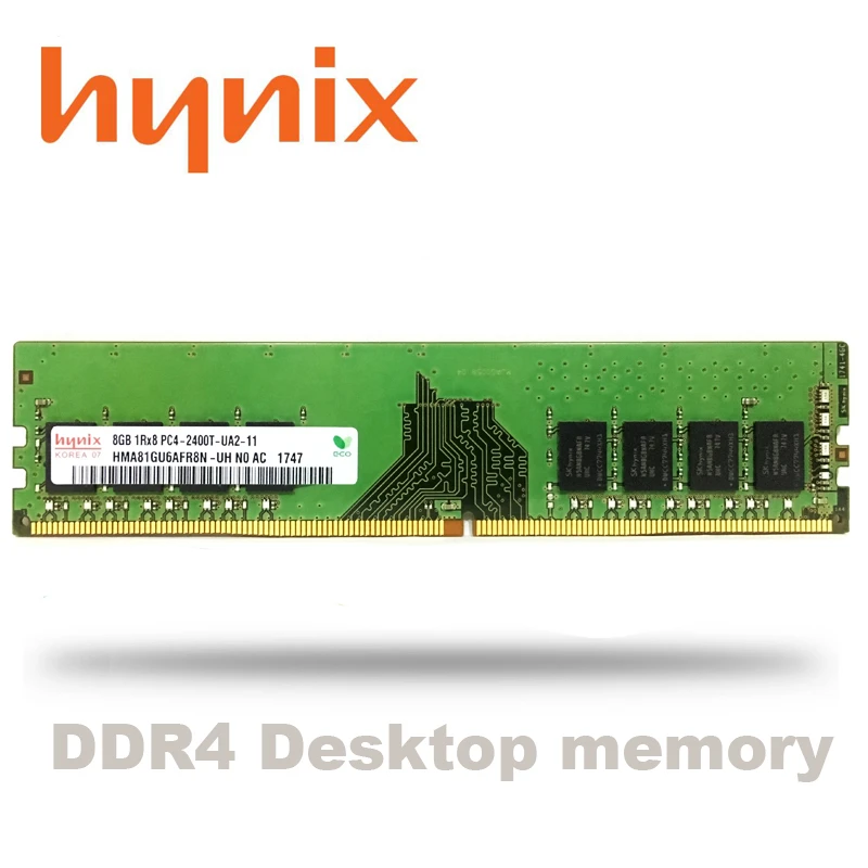 Hynix-memoria ram ddr4 de escritorio, 8gb, 4GB, PC4, 2133MHz o 2400MHz, 2666Mhz, 2400T o 2133P, 2666V, DIMM, 16GB, 8G, 16G, pc4