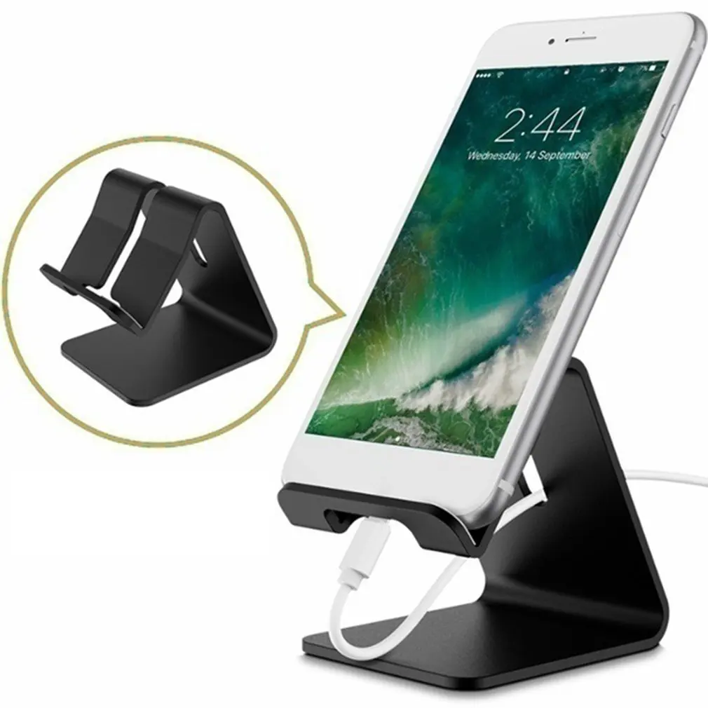 Aluminium Legierung Drehbare Telefon Halter für iphone X für Samsung Tablet Halter Ständer Montiere