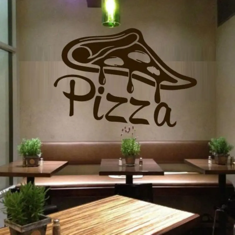 Pizza Sticker Food Decal Poster Vinyl Art Wall Decals Pegatina Quadro Parede Decor Mural Pizza Sticker