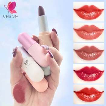 

Cellacity Women Lipsticks Sets with 5 Colors Capsule Lip Liner Waterproof Long Lasting Velvet Red Lip Korean Makeup Hot Selling