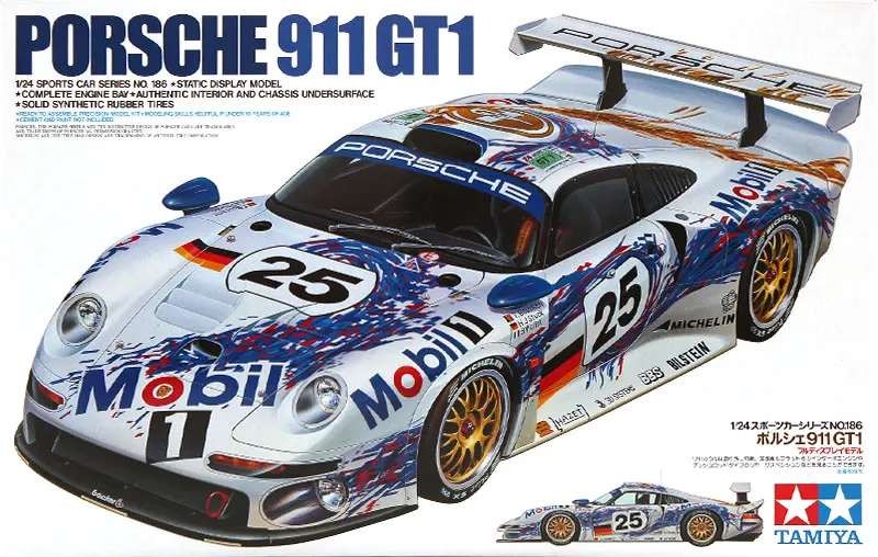 

1 / 24 Tiangong 24186 Car Model 911 GT1 Hand Assembled Car Model Luxury Sports Car