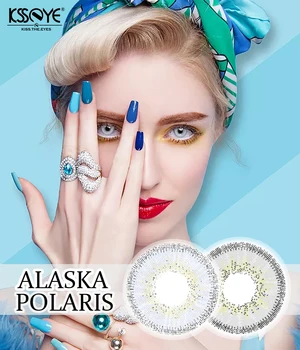 

KSSEYE 1pair Alaska Polaris Colored Contact Lenses Cosmetic Contacts Natural Color Lens