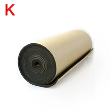 Автомобильный звукоизоляционный коврик, звукоизоляционный брандмауэр, непосредственно наклеенный, шумоизоляция 5 мм* 30 см* 500 см, заглушка, изоляция