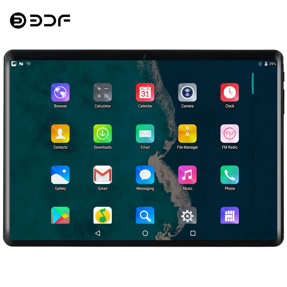  BDF 10 Inch Tablet Android 9.0 Deca Core Tablet 8GB RAM 128GB ROM WiFi Bluetooth 3G/4G LTE Phone Ca
