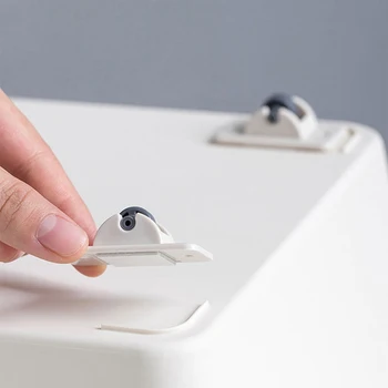 

4 Pcs 8KG Adhesive Casters Universal Furniture Wheel Castor Roller For Storage Box Platform Trolley storage box caster