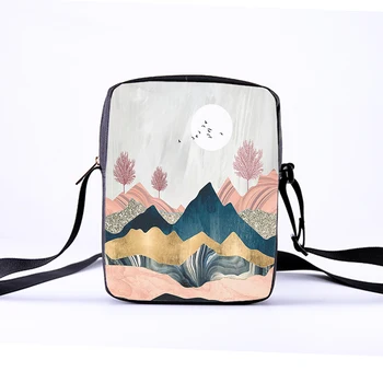 

CROWDALE landscape scenery style 2020Fashion Painte pattern Crossbody Bag for Girls messenger-bag Popular shoulder bag