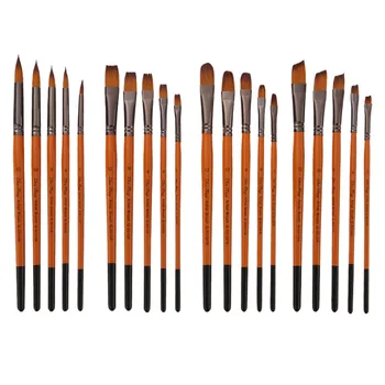 

Nylon Hair Paint Brushes 5Pcs/Set Combination Watercolor Painting Brush Art Supplies