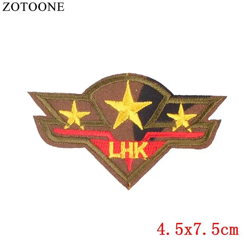 ZOTOONE Железный Военный Патч армейские нашивки для одежды футболка значок вышитые DIY теплопередача Пришивные джинсы аппликация G
