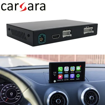 

CarPlay Android Auto Wireless Decoder for Au di A3/Q2 MMI Original screen iOS & Reverse image Retrofit Kit