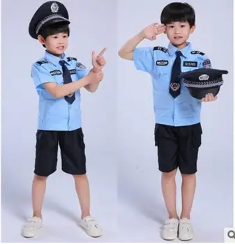

Halloween Party New Arrival Super Police Cosplay Costume For Kids Cute Children Costumes Boy Fancy