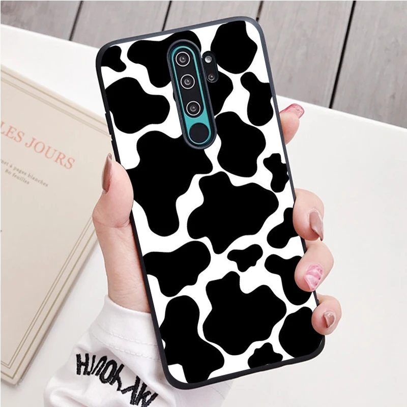 Bò Đốm Đen Dẻo Silicone Ốp Lưng Điện Thoại Redmi Note 8 7 Pro S 8T Cho Redmi 9 7A Bao cases for xiaomi blue