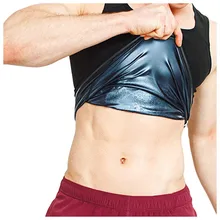 Жилет для сауны, хит, пот, талия, тренировочный топ, однотонный, полиэстер, тонкий, для тела, формирователь, мужской корсет для занятий спортом, компрессионное Корректирующее белье, ремень# ZB