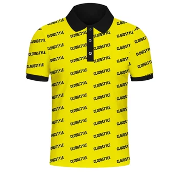 

Cloudstyle 2020 New Mens Polo Shirt Mens Casual Short Sleeves Yellow Polo Shirt Male Streetwear Plus Size 7XL