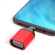 Mini usb type-C к VGA адаптер type C Plug-and-play конвертер для MacBook Pro //Air IPad Pro Chromebook и так далее