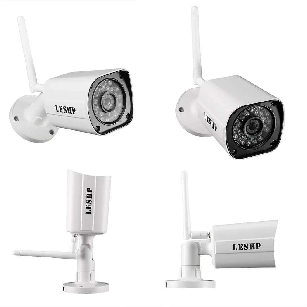 LESHP водонепроницаемый H.264 1,0 MP1280X720 HD wifi безопасности мини IP ИК Пуля камера SN-IPC-4006FSW10 сети камеры наблюдения