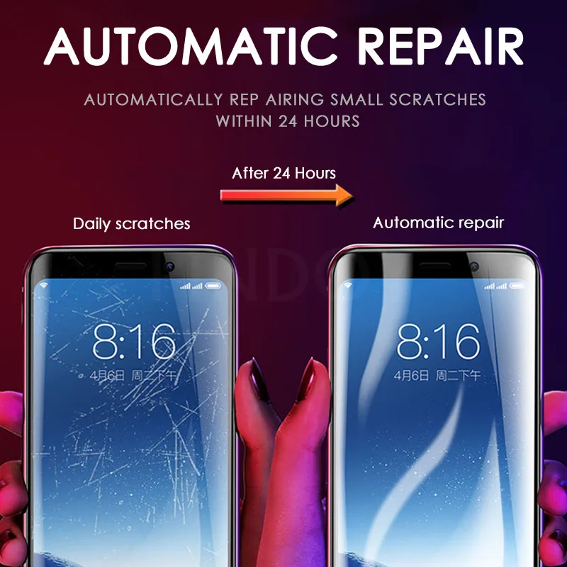 Фото Гидрогелевая пленка для LeEco Letv Le Max 2 X820, защита для экрана 0,26 мм, 2.5D, Защитная пленка для LeMax 2 Max2 (5,7 дюйма) №5
