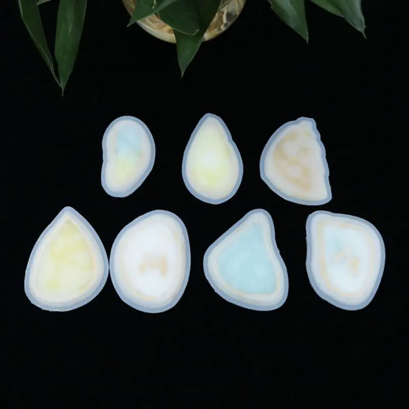 

7Pcs/Set Crystal Epoxy Tags Silicone Mould Pendant Casting Mold Handmade DIY Crafts Jewelry Making Tools