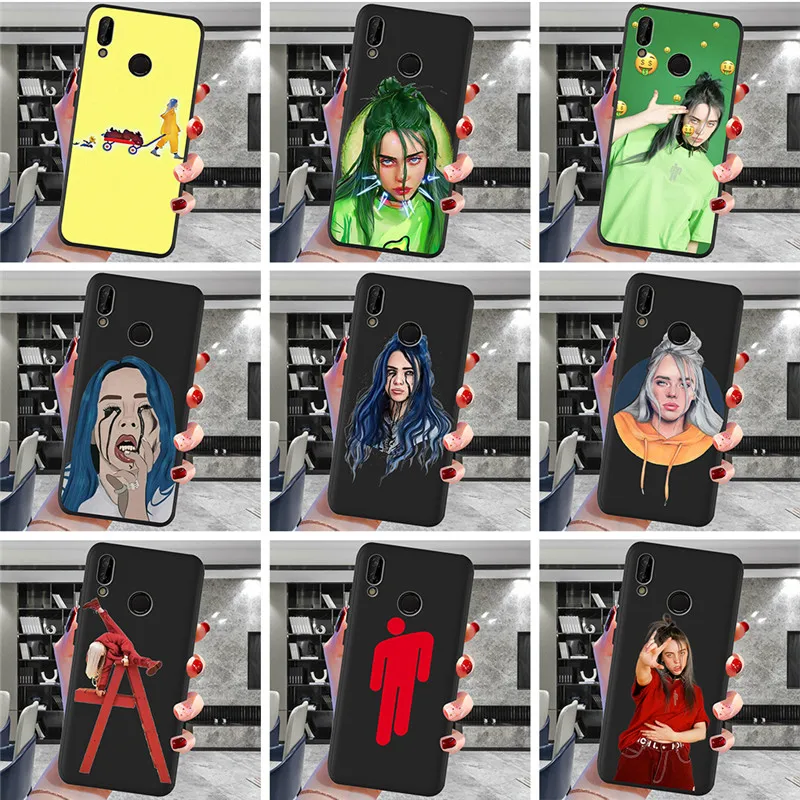 

Billie eilish For Huawei P8 P10 P20 P30 Mate 10 20 Honor 8 8X 8C 9 V20 20i 10 Lite Plus Pro Case Cover Coque Etui Funda Capa