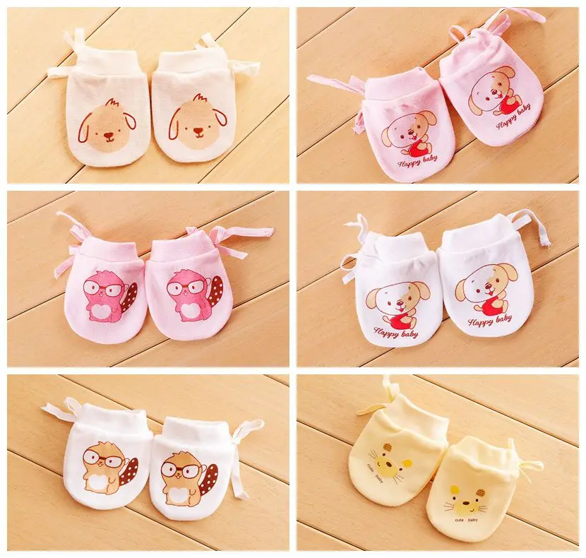 

1 Pairs Fashion Baby Anti Scratching Gloves Newborn Protection Face Cotton Scratch Mittens