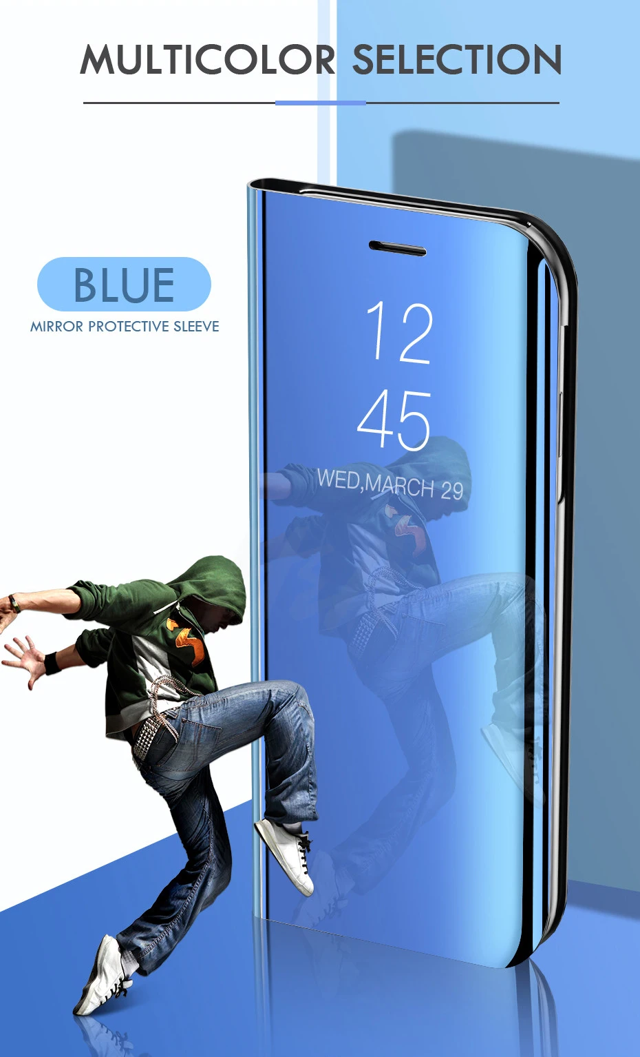 Auroras зеркальный умный флип-чехол для vivo V17 neo официальный флип-чехол подставка держатель для vivo v17 neo противоударный vivo чехол