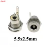 5pcs 5A DC Large Charging Current Jack 5.5x2.5mm / 5.5x2.1mm Female Panel Mounting connector 5.5mm * 2.5mm Socket ► Photo 2/6