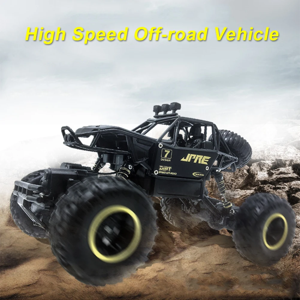2,4G 1/16 альпинистский автомобиль высокая скорость Электрический 4WD рок подарки RC игрушка дистанционное управление гусеничный внедорожный водонепроницаемый гибкий грузовик для детей