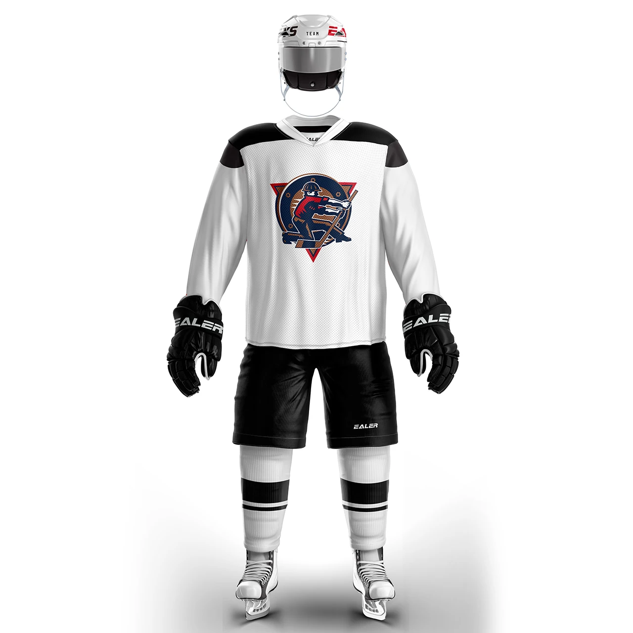 Coldоткрытом воздухе винтажные хоккейные тренировочные майки набор с принтом Oilers логотип пятно дешевые высокое качество H6100-9