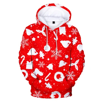 

funny hot sale happy Christmas Day 3D hoodies Sweatshirt in boys/girls long sleeve autumn pullovers novelty 3D fashion Clothes