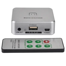 Новейший музыкальный дигитайзер EZCAP 241, конвертер для преобразования аналоговой музыки в формат mp3 на USB флеш-накопитель/sd-карту в MP3-плеер/телефон