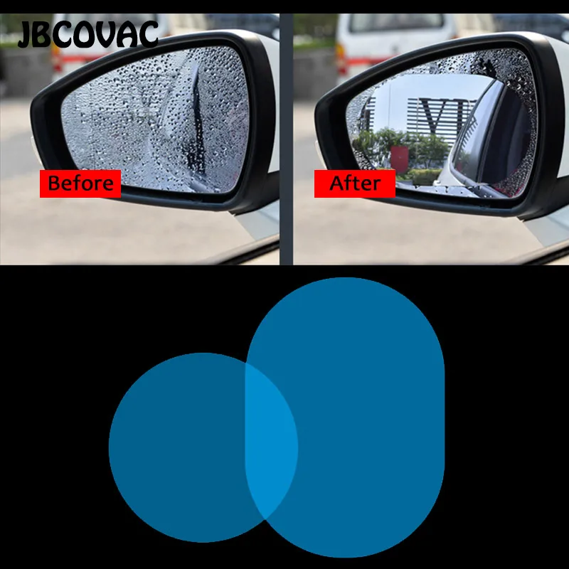 Car Accessories Rearview Mirror Film Hd Antifog Antiscratch Rainproof